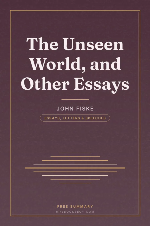 Cover of The Unseen World, and Other Essays