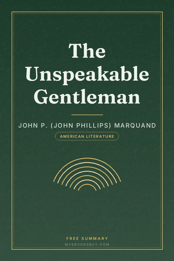 Cover of The Unspeakable Gentleman