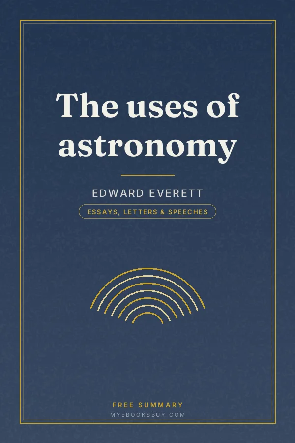 Cover of The uses of astronomy