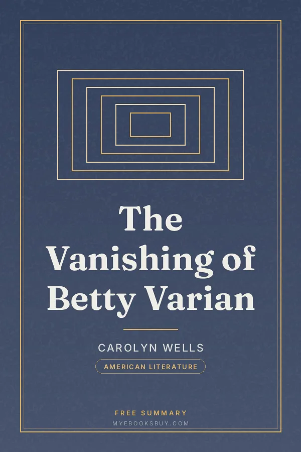 Cover of The Vanishing of Betty Varian