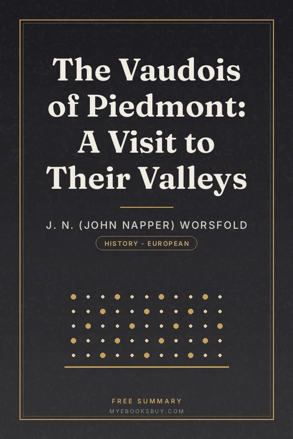 Cover of The Vaudois of Piedmont: A Visit to Their Valleys