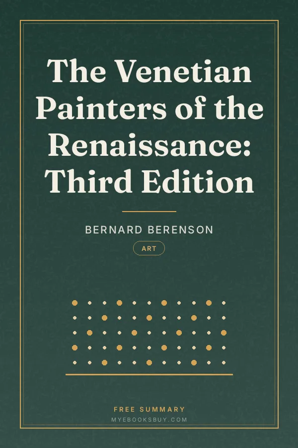 Cover of The Venetian Painters of the Renaissance: Third Edition