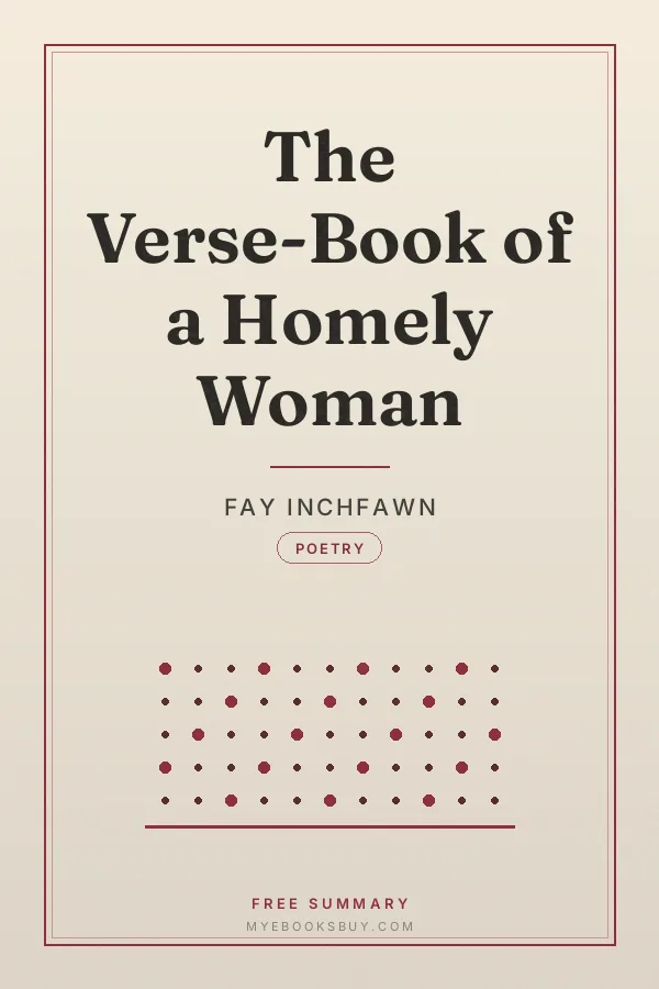 Cover of The Verse-Book of a Homely Woman