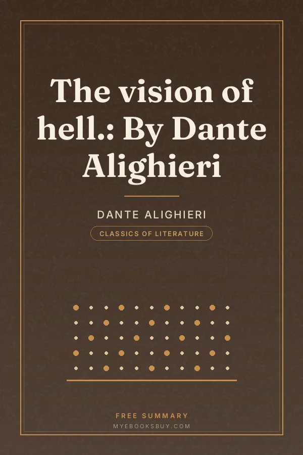 Cover of The vision of hell.: By Dante Alighieri