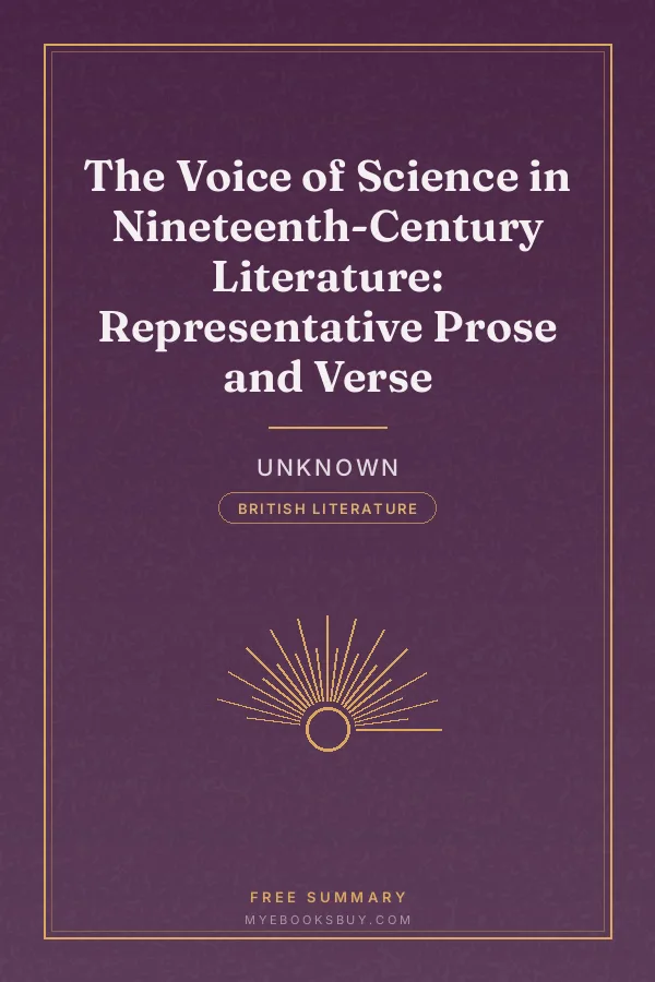 Cover of The Voice of Science in Nineteenth-Century Literature: Representative Prose and Verse