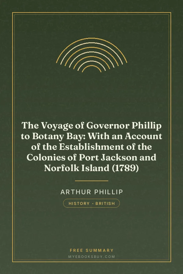 Cover of The Voyage of Governor Phillip to Botany Bay: With an Account of the Establishment of the Colonies of Port Jackson and Norfolk Island (1789)