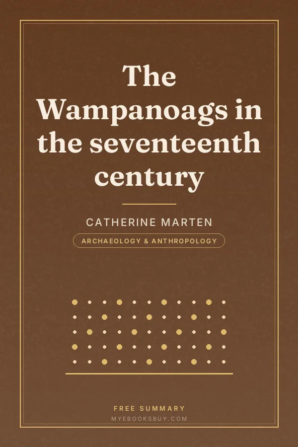 Cover of The Wampanoags in the seventeenth century