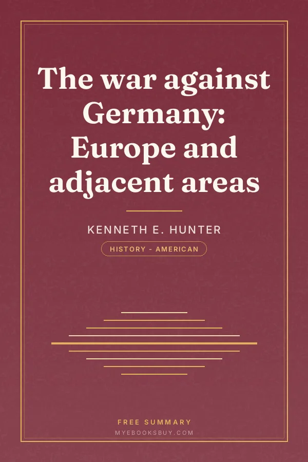 Cover of The war against Germany: Europe and adjacent areas