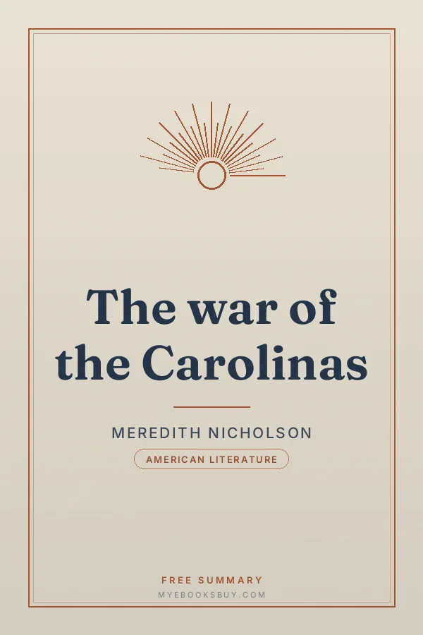 Cover of The war of the Carolinas