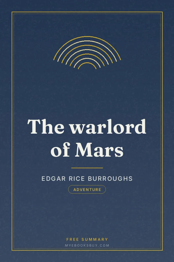 Cover of The warlord of Mars