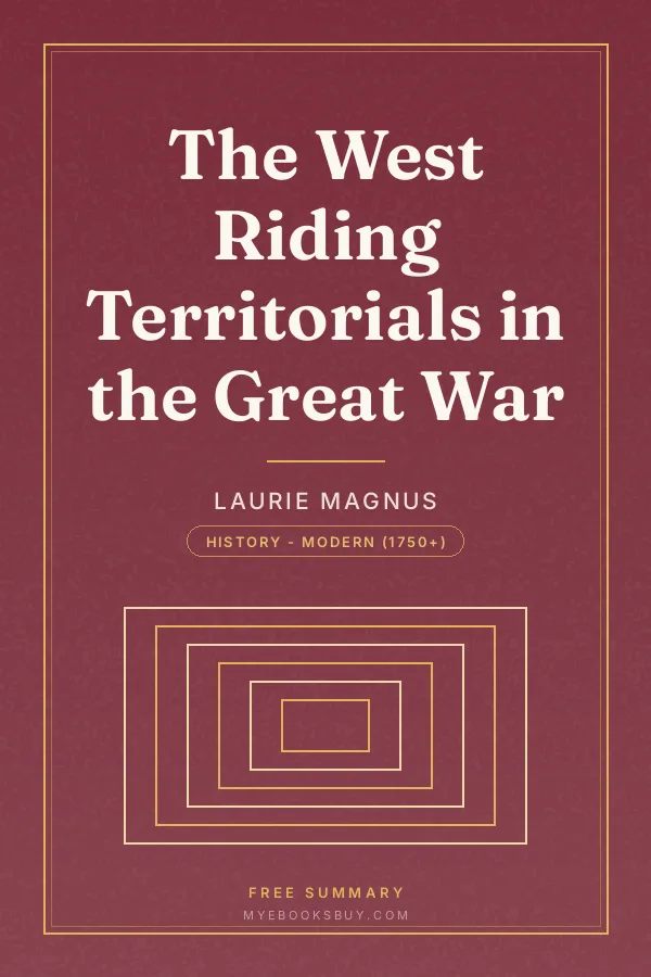 Cover of The West Riding Territorials in the Great War