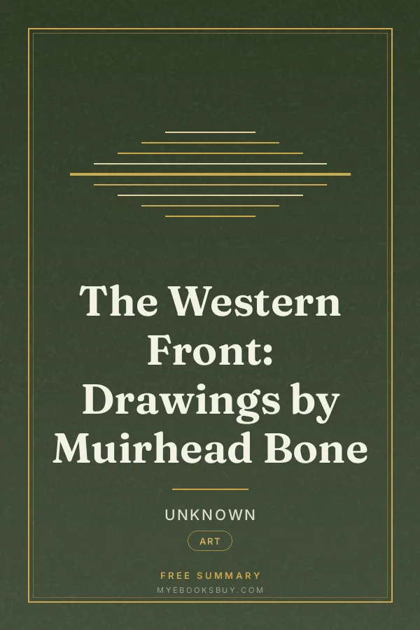 Cover of The Western Front: Drawings by Muirhead Bone