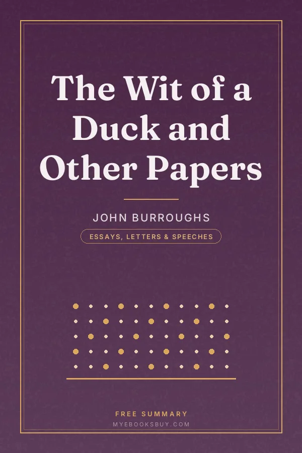 Cover of The Wit of a Duck and Other Papers