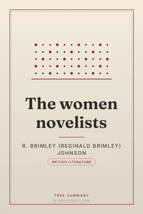 Cover of The women novelists