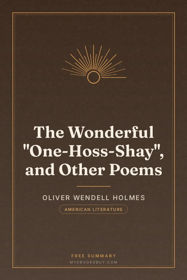 Cover of The Wonderful "One-Hoss-Shay", and Other Poems