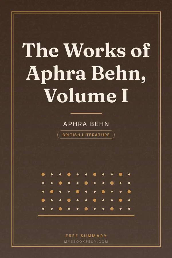 Cover of The Works of Aphra Behn, Volume I