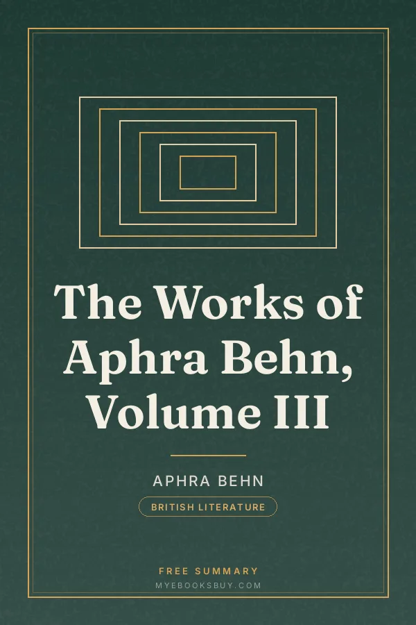Cover of The Works of Aphra Behn, Volume III