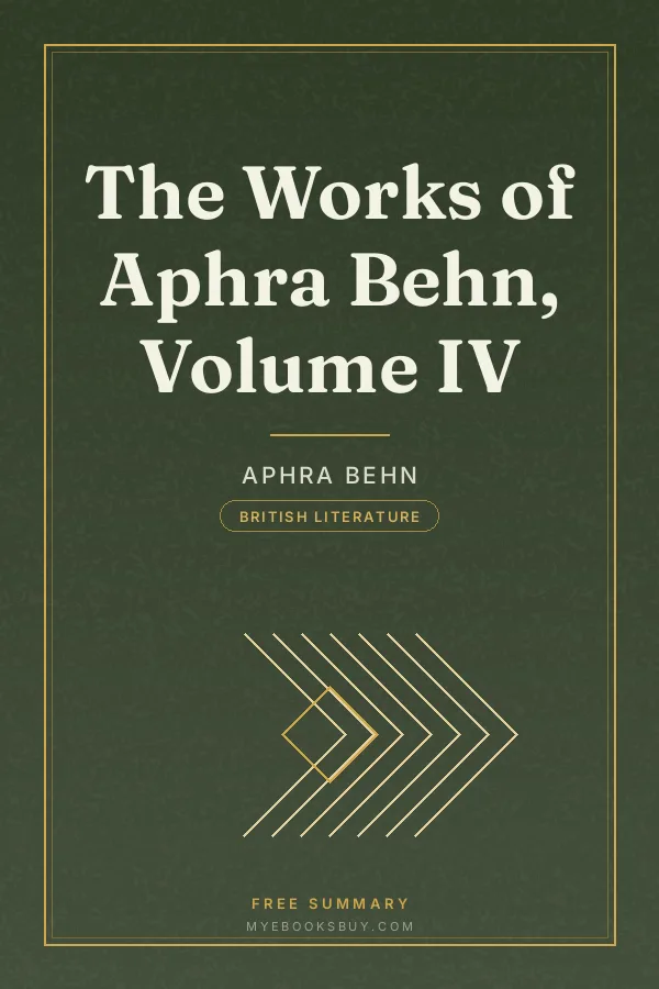 Cover of The Works of Aphra Behn, Volume IV
