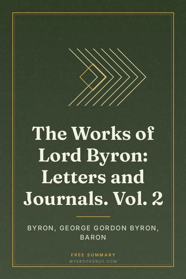 Cover of The Works of Lord Byron: Letters and Journals. Vol. 2