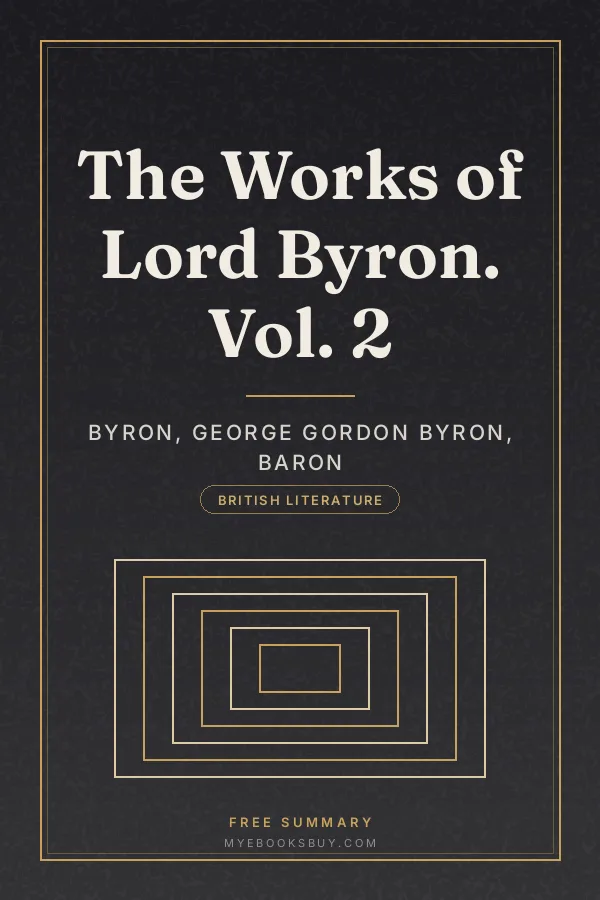 Cover of The Works of Lord Byron. Vol. 2