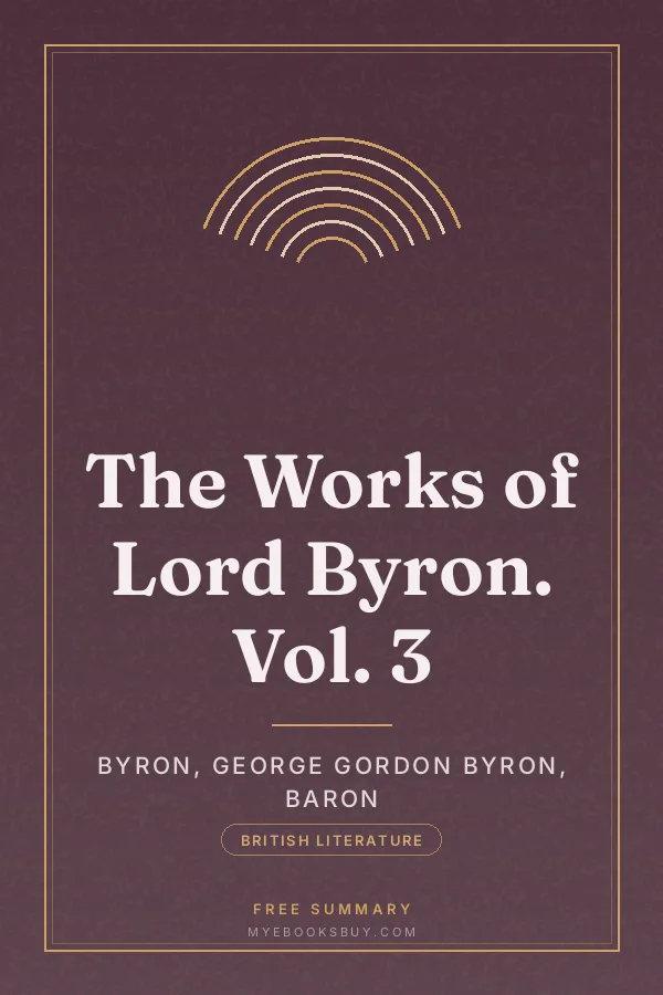 Cover of The Works of Lord Byron. Vol. 3