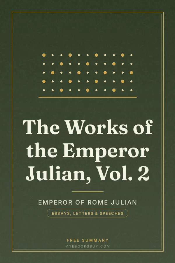Cover of The Works of the Emperor Julian, Vol. 2