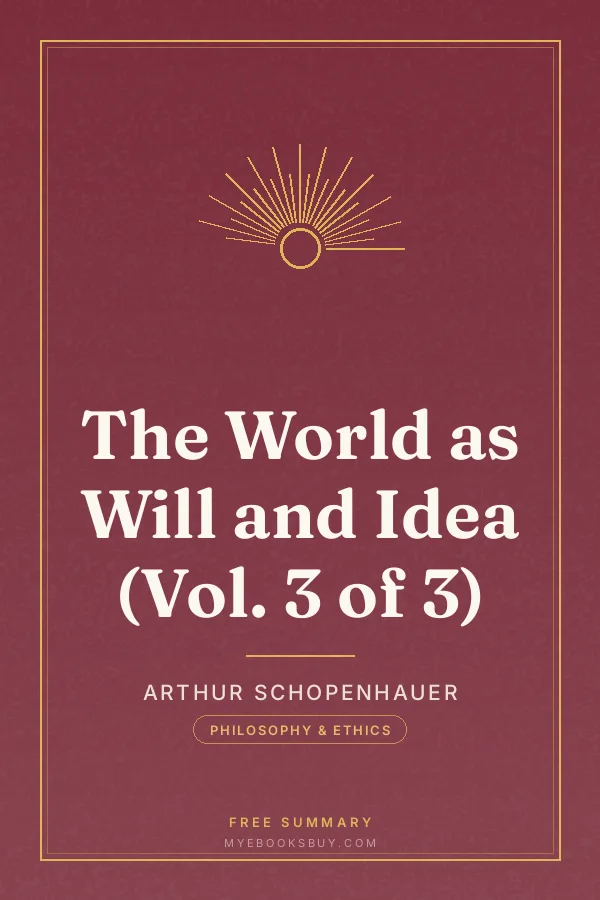 Cover of The World as Will and Idea (Vol. 3 of 3)