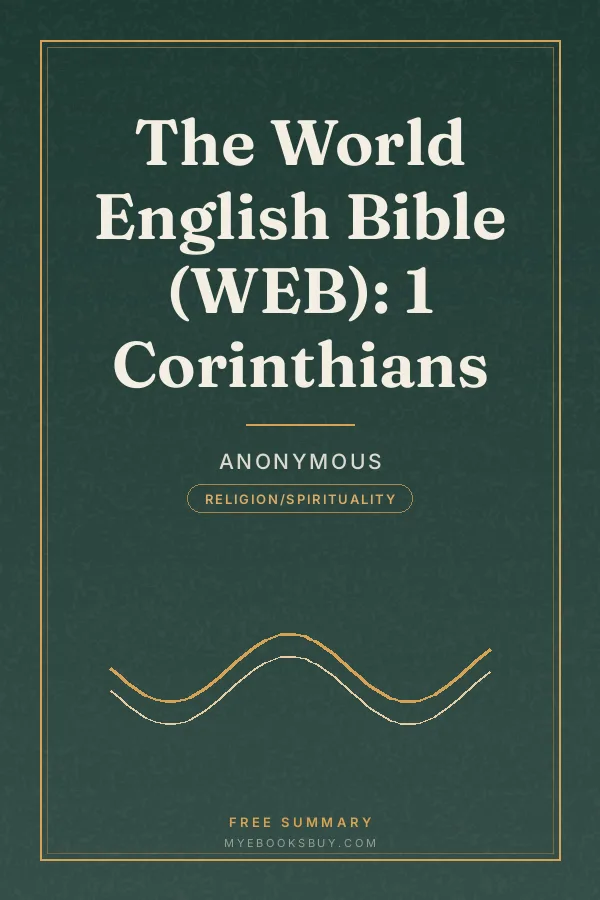 Cover of The World English Bible (WEB): 1 Corinthians