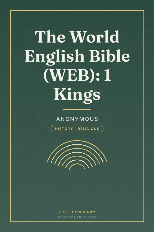 Cover of The World English Bible (WEB): 1 Kings