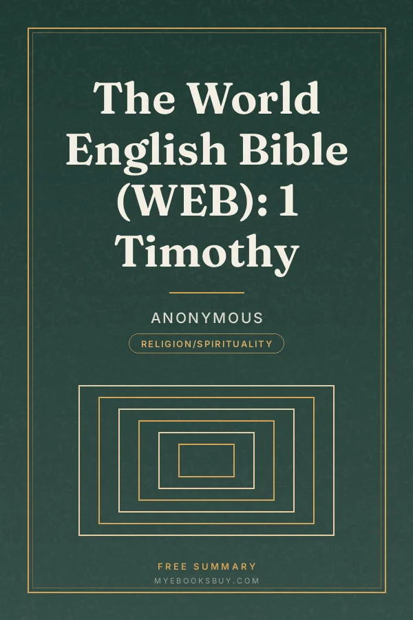 Cover of The World English Bible (WEB): 1 Timothy