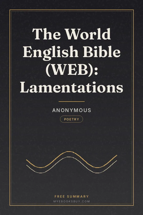 Cover of The World English Bible (WEB): Lamentations