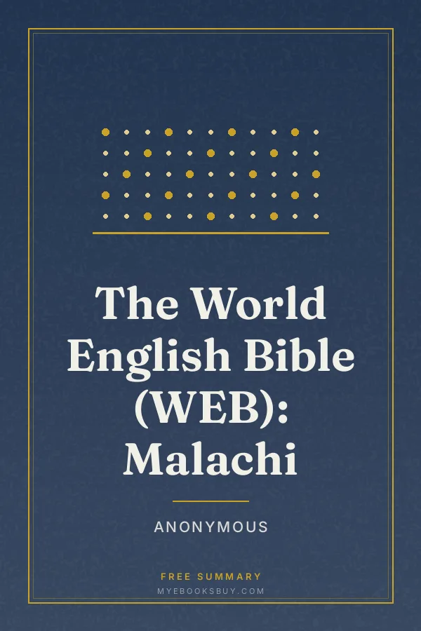 Cover of The World English Bible (WEB): Malachi