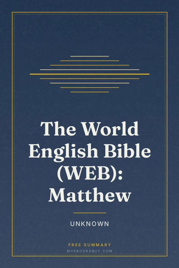 Cover of The World English Bible (WEB): Matthew