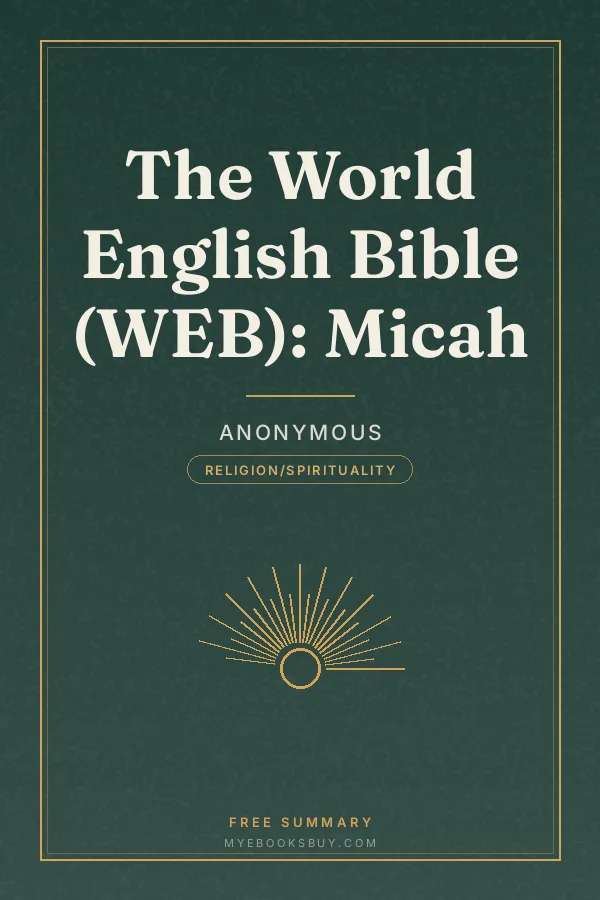 Cover of The World English Bible (WEB): Micah