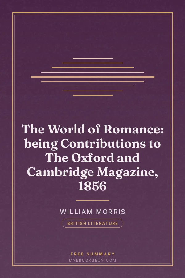 Cover of The World of Romance: being Contributions to The Oxford and Cambridge Magazine, 1856