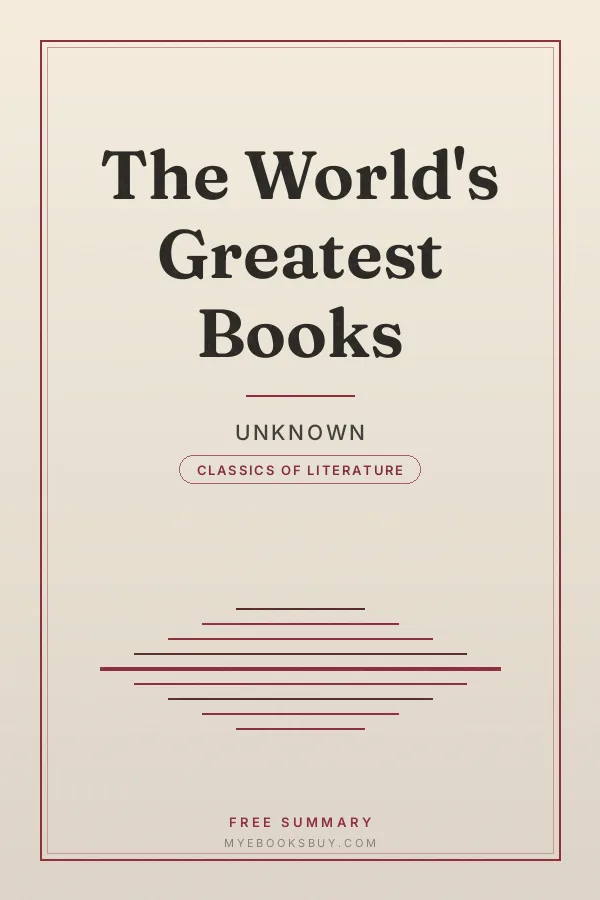 Cover of The World's Greatest Books
