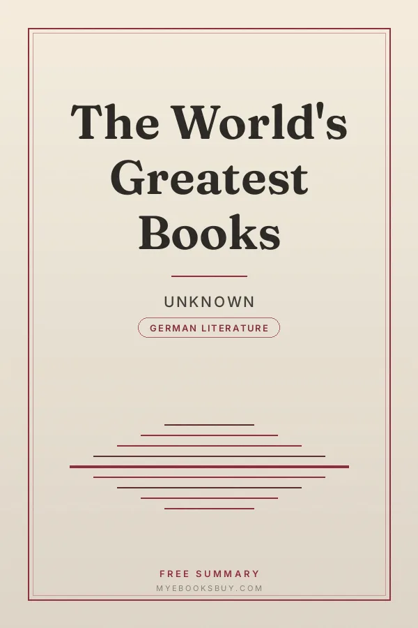 Cover of The World's Greatest Books