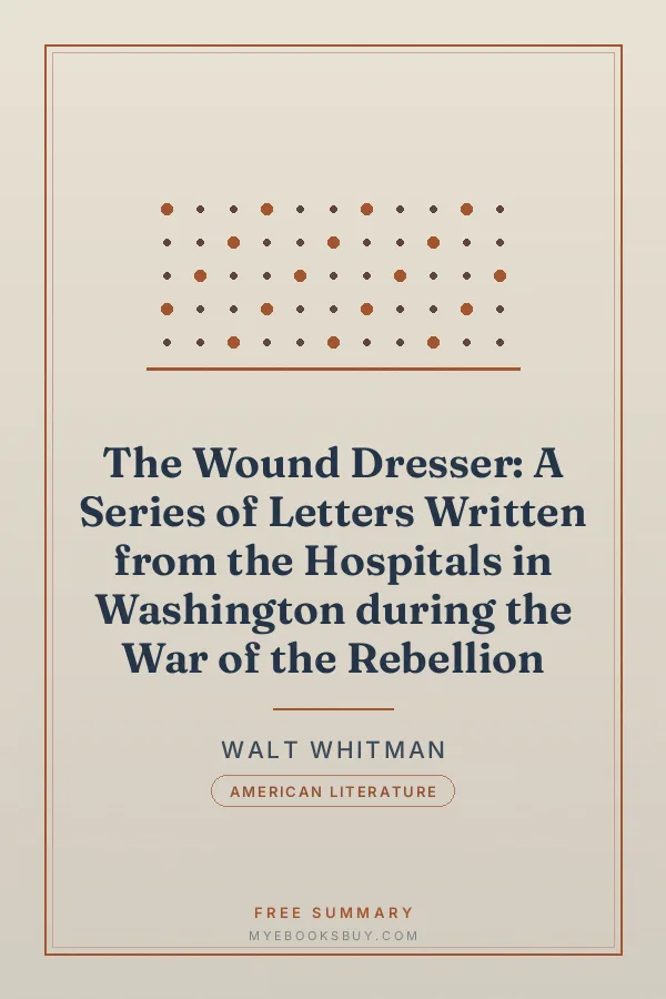Cover of The Wound Dresser: A Series of Letters Written from the Hospitals in Washington during the War of the Rebellion
