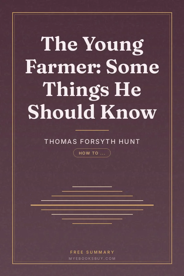 Cover of The Young Farmer: Some Things He Should Know