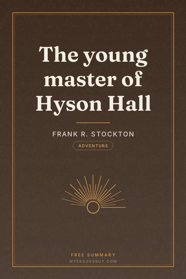Cover of The young master of Hyson Hall