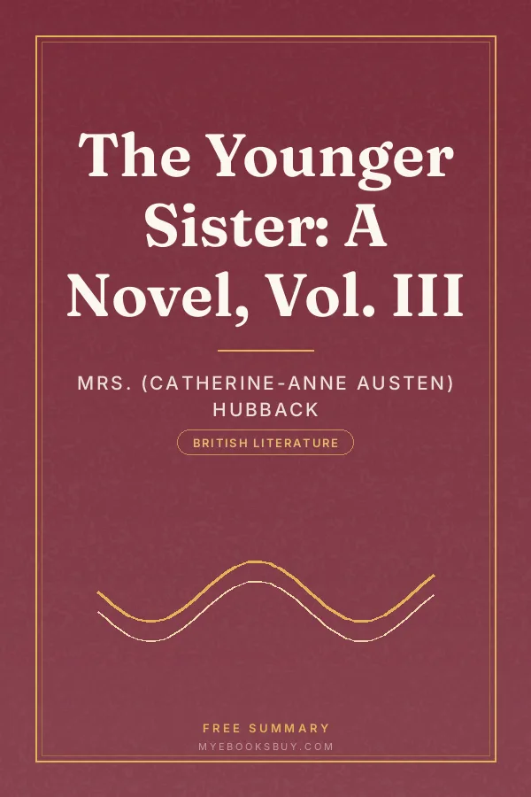 Cover of The Younger Sister: A Novel, Vol. III