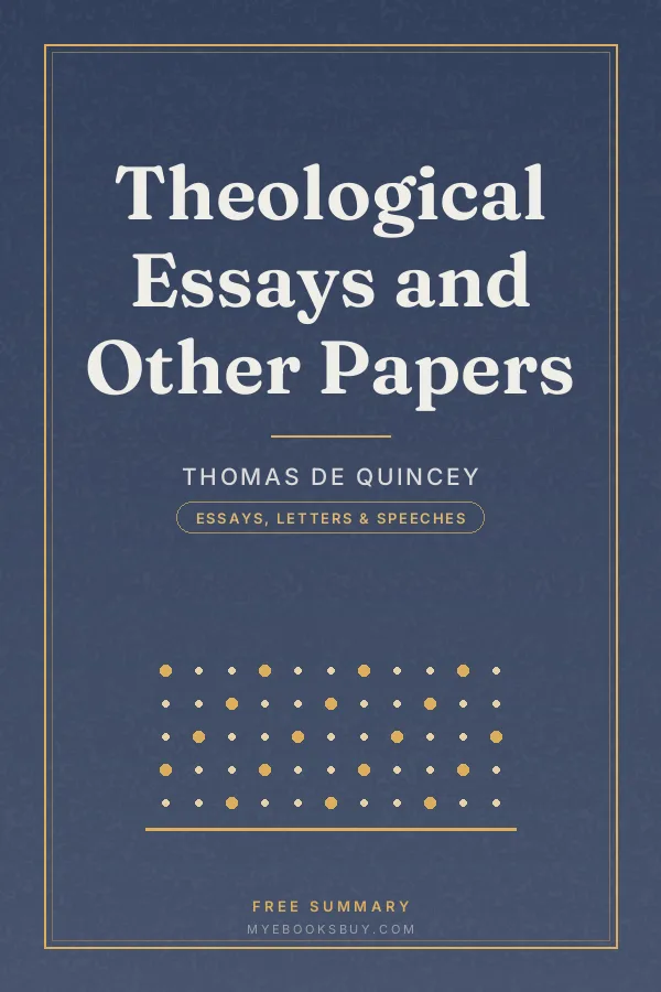 Cover of Theological Essays and Other Papers