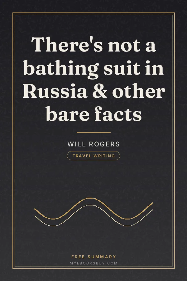 Cover of There's not a bathing suit in Russia & other bare facts