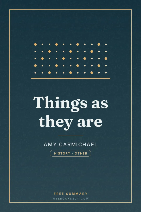 Cover of Things as they are