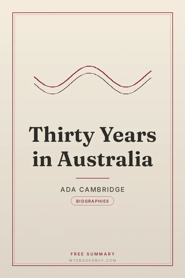 Cover of Thirty Years in Australia