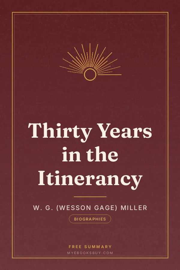 Cover of Thirty Years in the Itinerancy