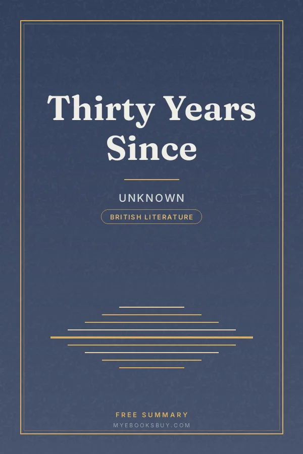 Cover of Thirty Years Since