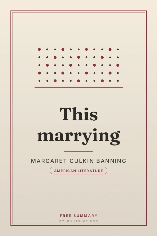 Cover of This marrying