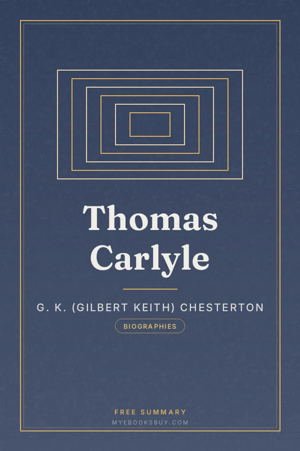 Cover of Thomas Carlyle