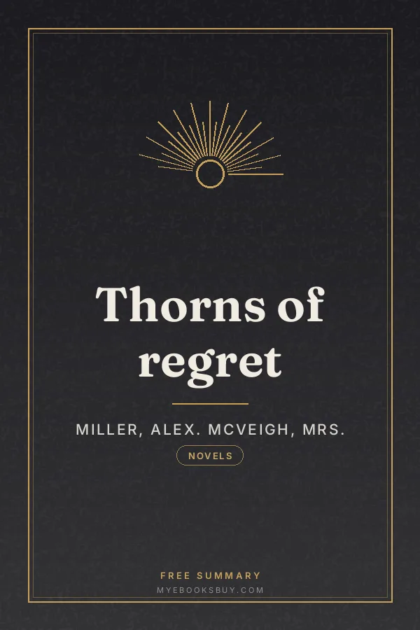 Cover of Thorns of regret
